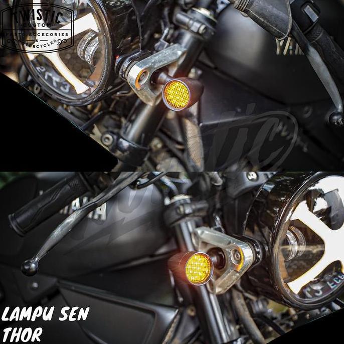 Lampu Sen Sein Led Thor Classic Retro Japstyle Kawasaki W175 Cb