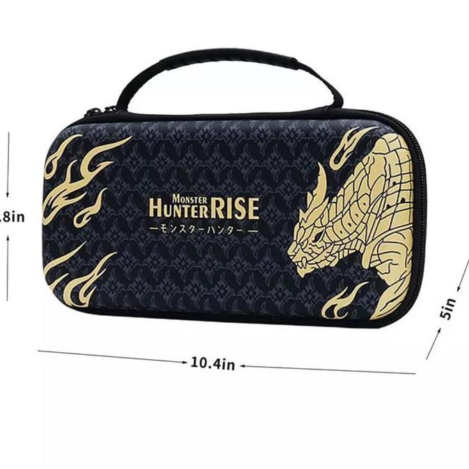 Pouch Tas Bag Hard Shell Monster Hunter Edition for Nintendo Switch 1