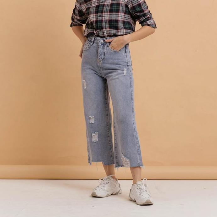 DV265 - Jeans 69355 - CELANA KULOT JEANS WANITA