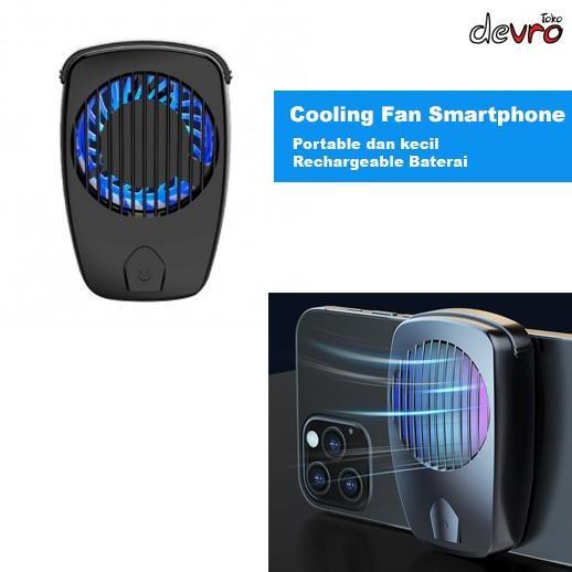 TOKOKU Cooling Fan Smartphone - Pendingin HP - Rechangeable Baterai - TH10