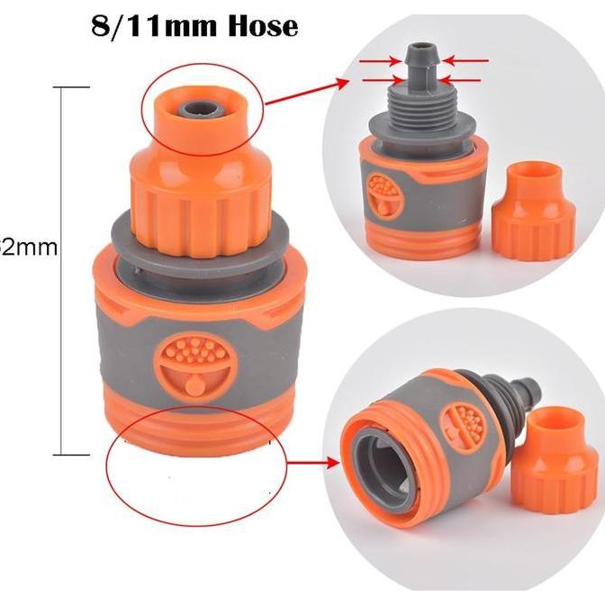 SYAHMANO Sambungan Selang Air Konektor Mesin Cuci / Irigasi Taman Drat 3/4 Inch