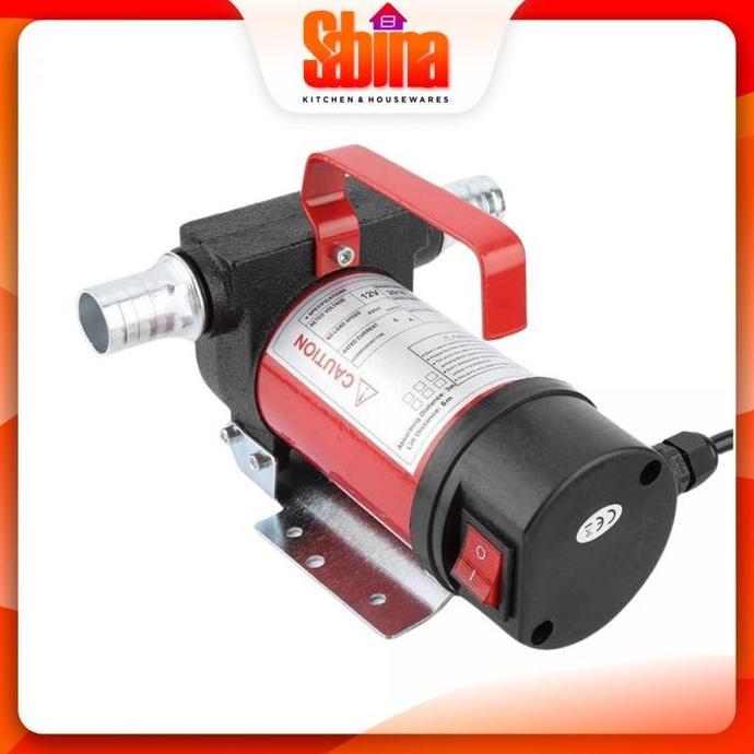 OSHAKAN Pompa Diesel Pump Oil Fuel Transfer Liquid Aluminium 12V 200W