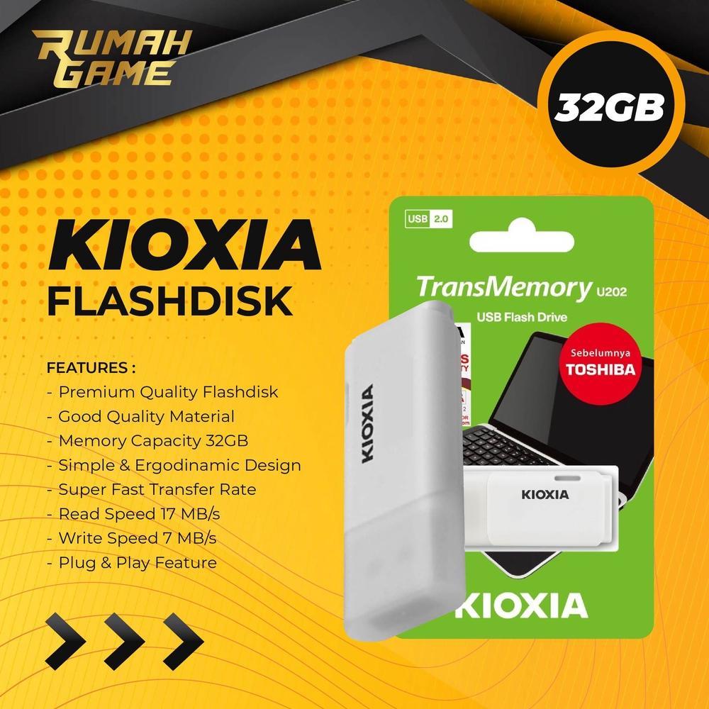 Flashdisk 32gb Kioxia Usb drive FD Original Pengganti Toshiba Flash terlaris