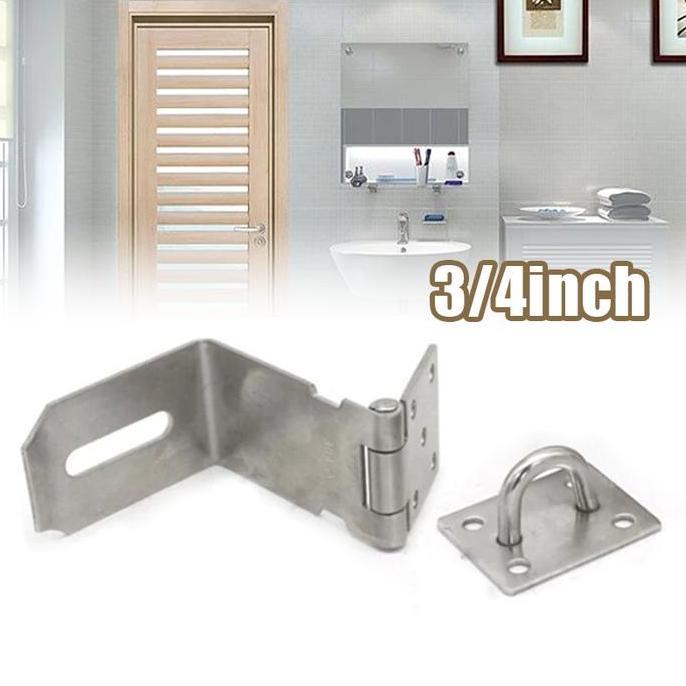 XARANA Overpal Siku Lock Buckle Overval Gembok Plat Siku Gembok Kunci Kait Overval Hasp Lock Siku Ge