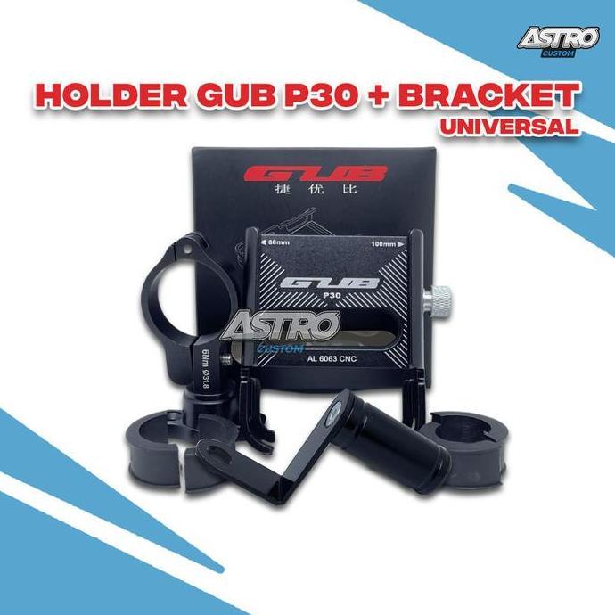 Holder HP GUB P30 Original Dudukan Motor Phone Holder Vario PCX Nmax