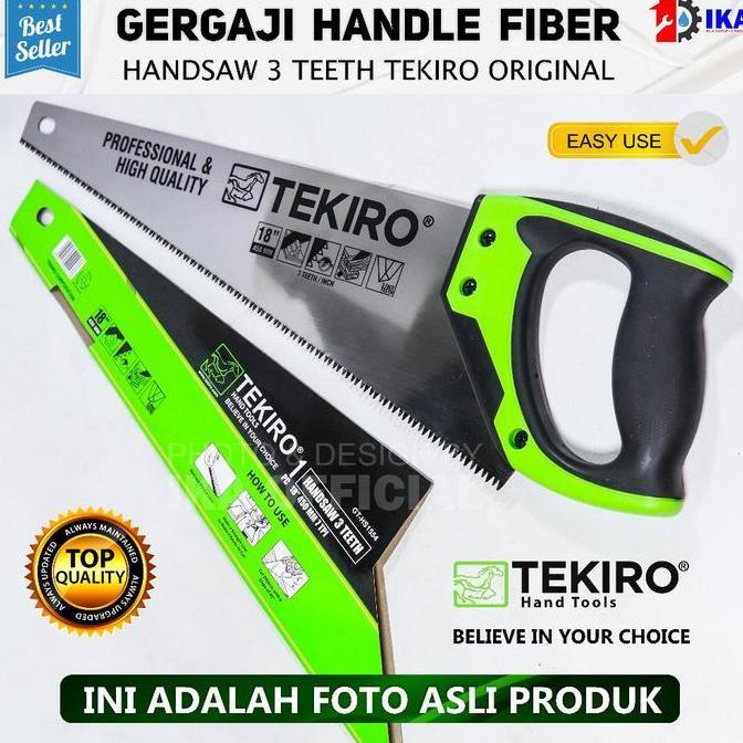 Terlaris - Gergaji Kayu Gg Karet Tekiro 20" /18" / TEKIRO Gergaji Kayu Hand Saw TEKIRO TEKIRO Gergaj