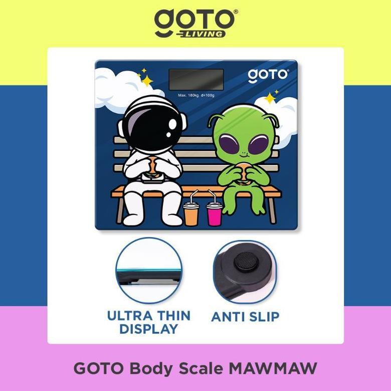 HOT PRODUCT Timbangan Badan Digital Character Mawmaw GOTO