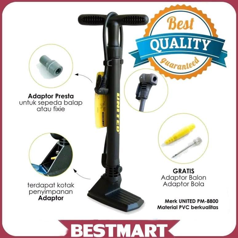 Pompa Angin Sepeda United / Pompa Angin / Pompa Ban / Pompa Motor