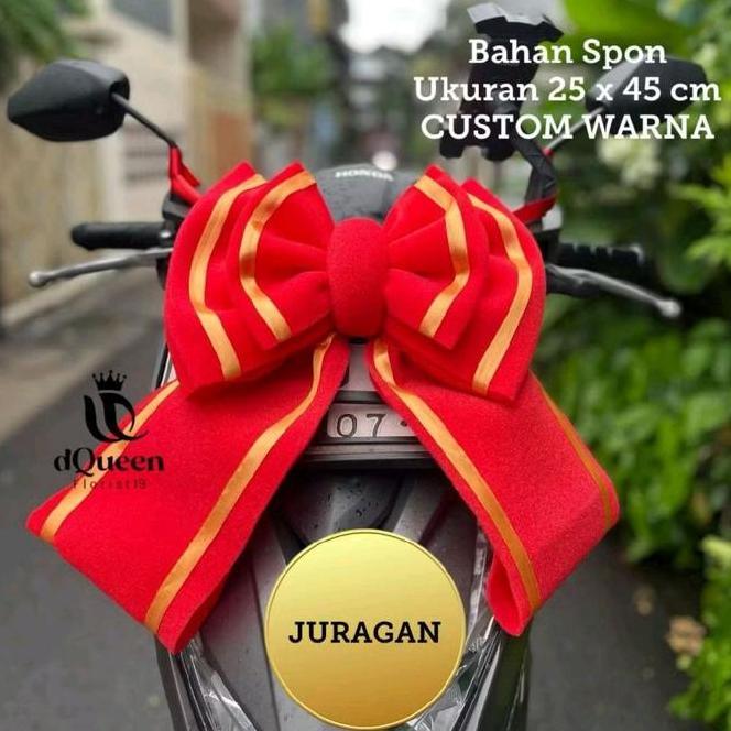 Pita Motor Juragan Berlis Pita Satin Pita Besar Pita Kado Pita Hadiah