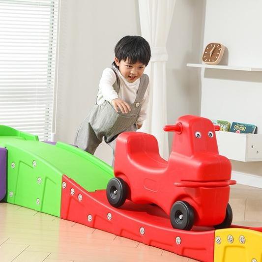 Mini Roller Coaster Anak H2301 Mainan Playground Seru & Aman untuk Bermain