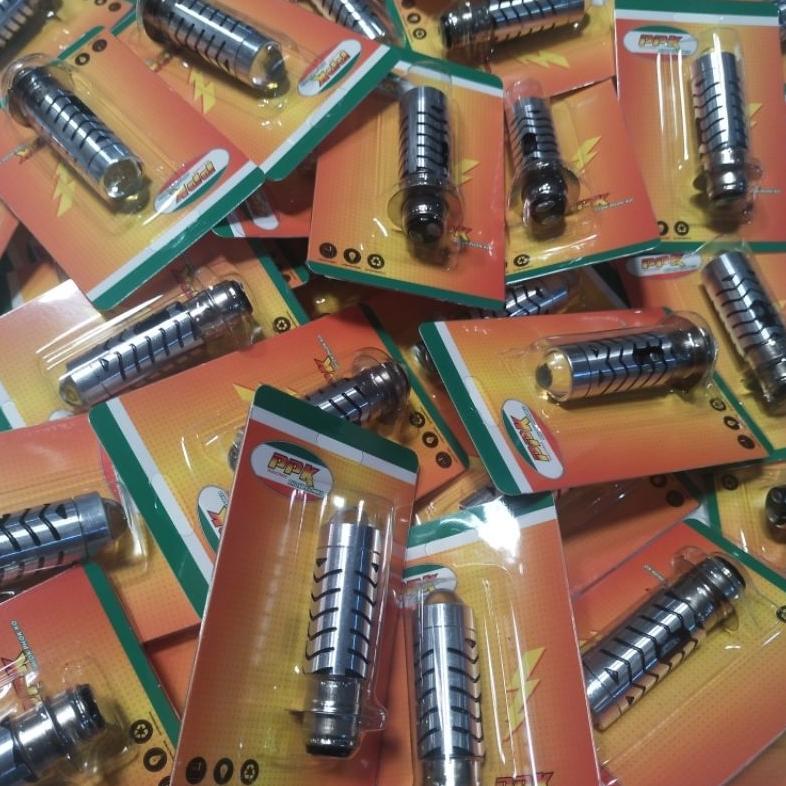 new lampu utama led depan motor honda supra x 125 fi combo 2 warna putih kuning
