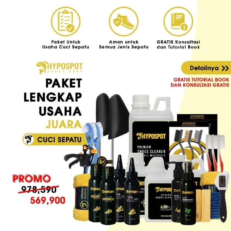 Paket Usaha Lengkap Juara Paket Usaha Cuci Sepatu Paket Pembersih Dan Cuci Sepatu Promo