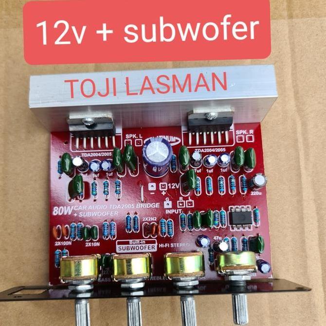 Kit Power Speaker Aktif 12Volt Tda2005 Tda 2005 Platinum 12V Amplifier Terbaru
