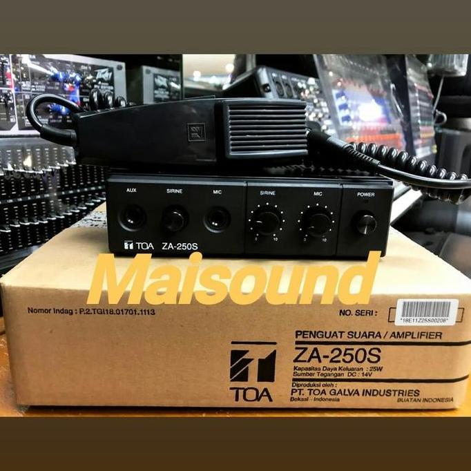 Toa Za-250S Za 250S Za 250 S Za250S Car Amplifier Ampli 28W Diskon