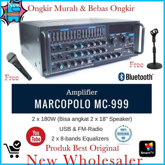 Power Amplifier Sound Speaker Marcopolo Mc999 Original New Best Quality