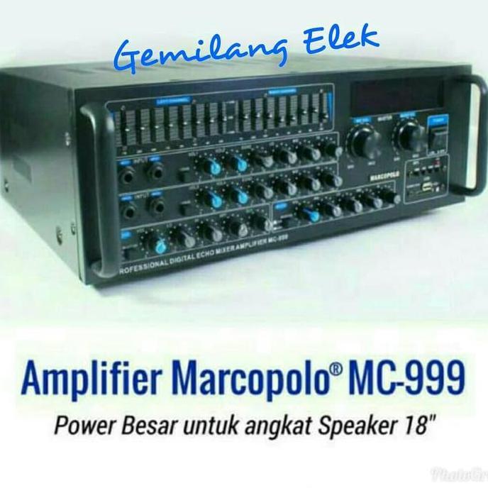 Power Amplifier Karaoke Marcopolo Mc-999 Forsale