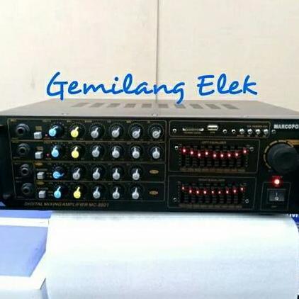 Amplifier Karaoke Marcopolo Mc-8901 Bluetooth Harga Spesial