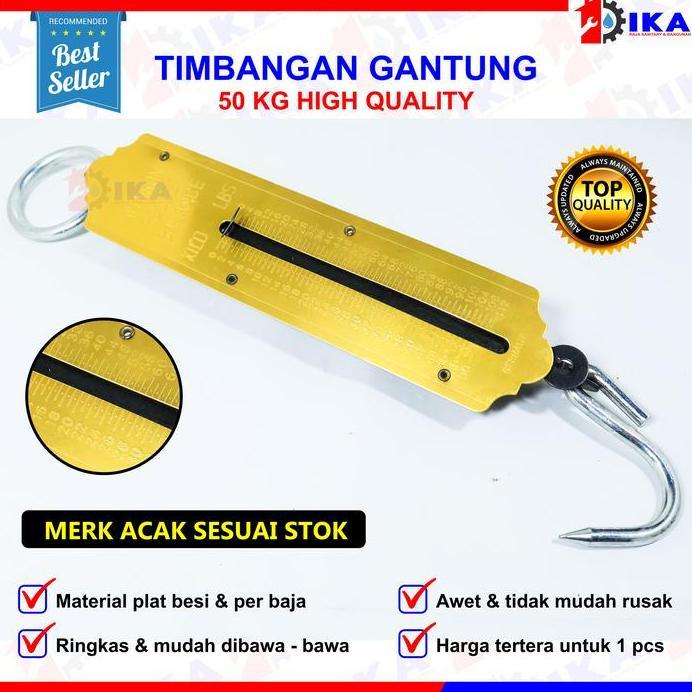 Terlaris - TIMBANGAN POCKET 25KG ~ 50KG TIMBANGAN PER GANTUNG / Timbangan Gantung Manual 50KG / Timb