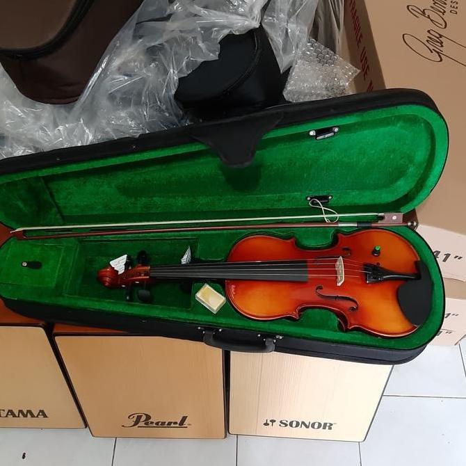 biola akustik elektrik vienna solidwood import new