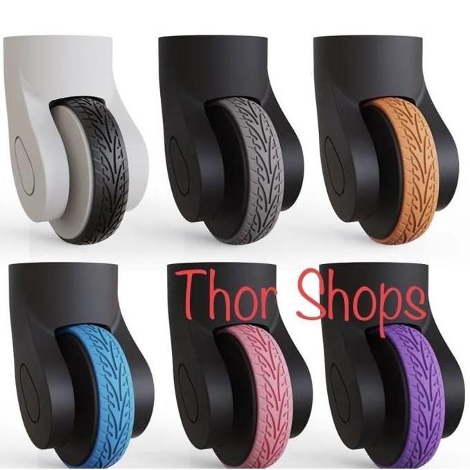 uvassballah  - karet pelindung roda koper single double wheel protector