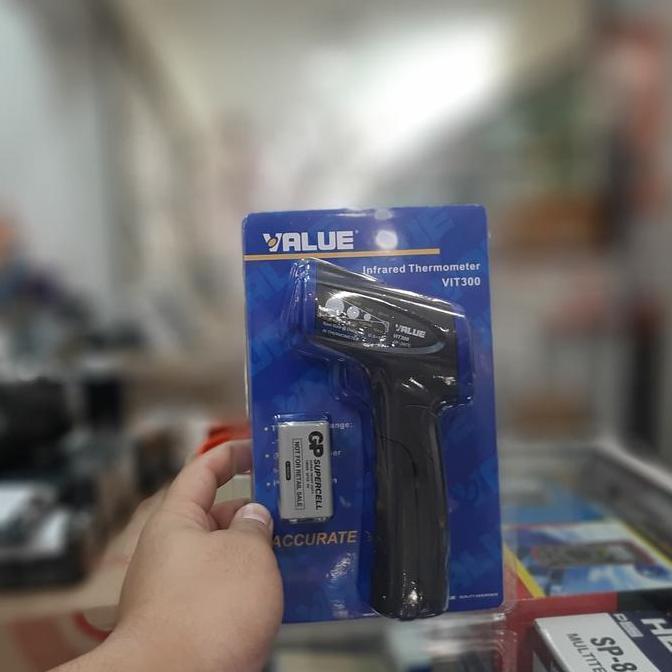 Ready thermometer infrared thermogun alat ukur suhu tembak suhu tubuh value