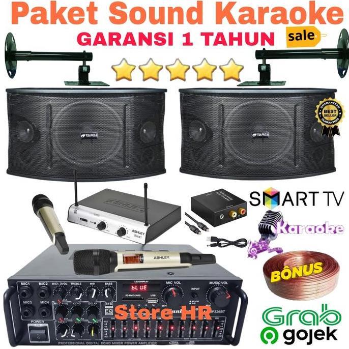 Bst Ready Paket Karaoke Rumahan 10 Inch Bisa Smart Tv Mic Ashley Siap Pakai Best Seller