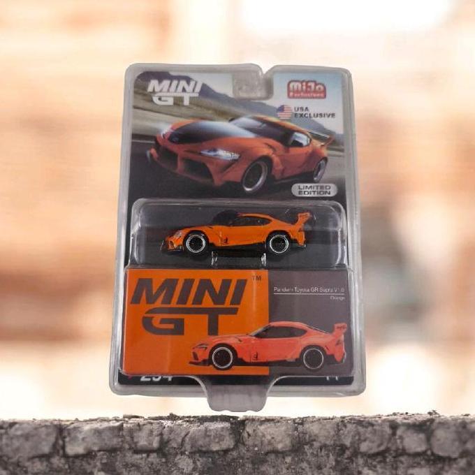 MINI GT Pandem Toyota GR Supra V1.0 Orange Blister USA Exclusive