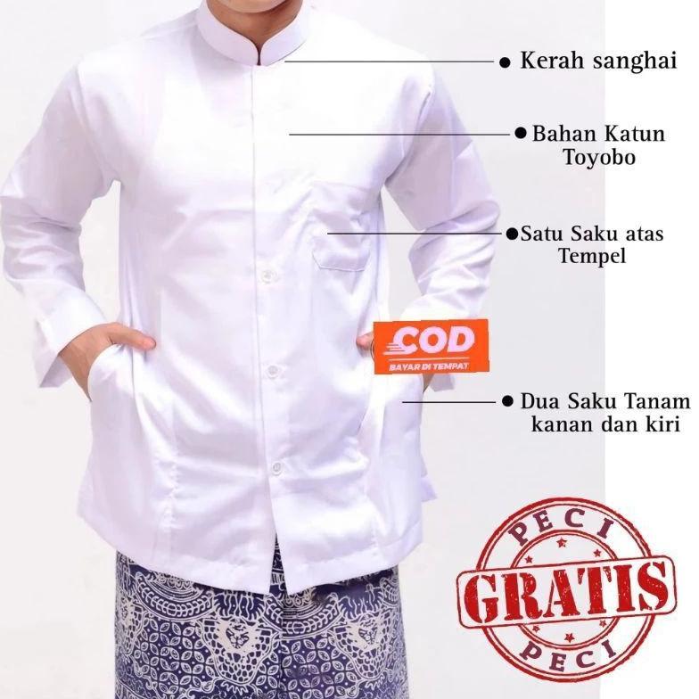 Termurah Koko Pria  Saku Samping/Ibrahim Collection