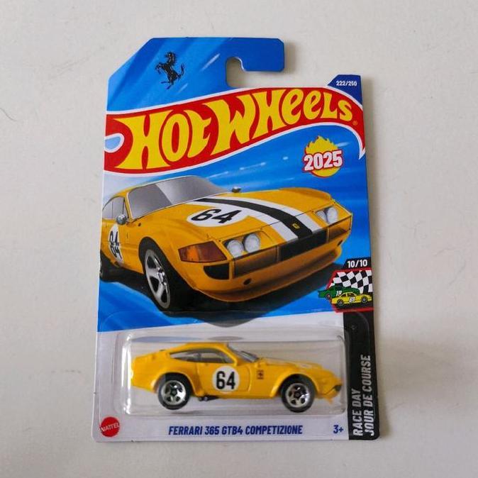 Hot Wheels Ferrari 365 GTB4 Competizione Lot Q 2025 miniatur car toy weels mini scale mainan bagus