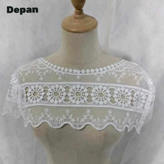 Aksesoris Kerah baju Instan Kerah Palsu Renda Ready