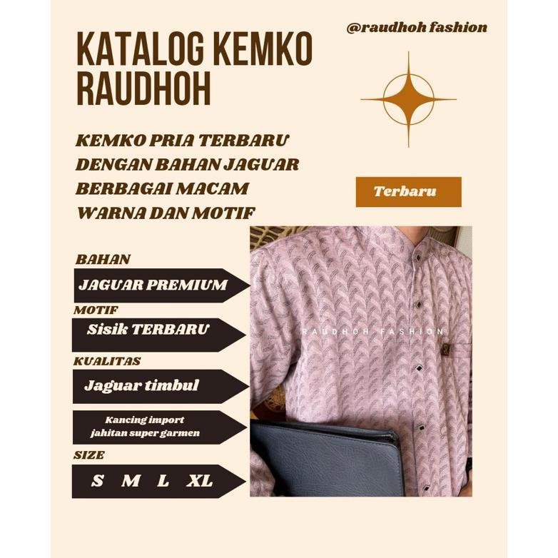 Sale Kemko Sultan Jaguar, Kemko Muslim, Baju Koko Sultan Raudhoh Series