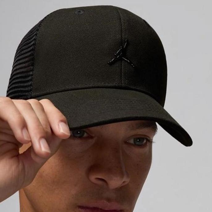 Jordan Big Kids Metal Jumpman Trucker Hat Cap 9A0928-023 Topi Nike Air Jordan Original 100% murah