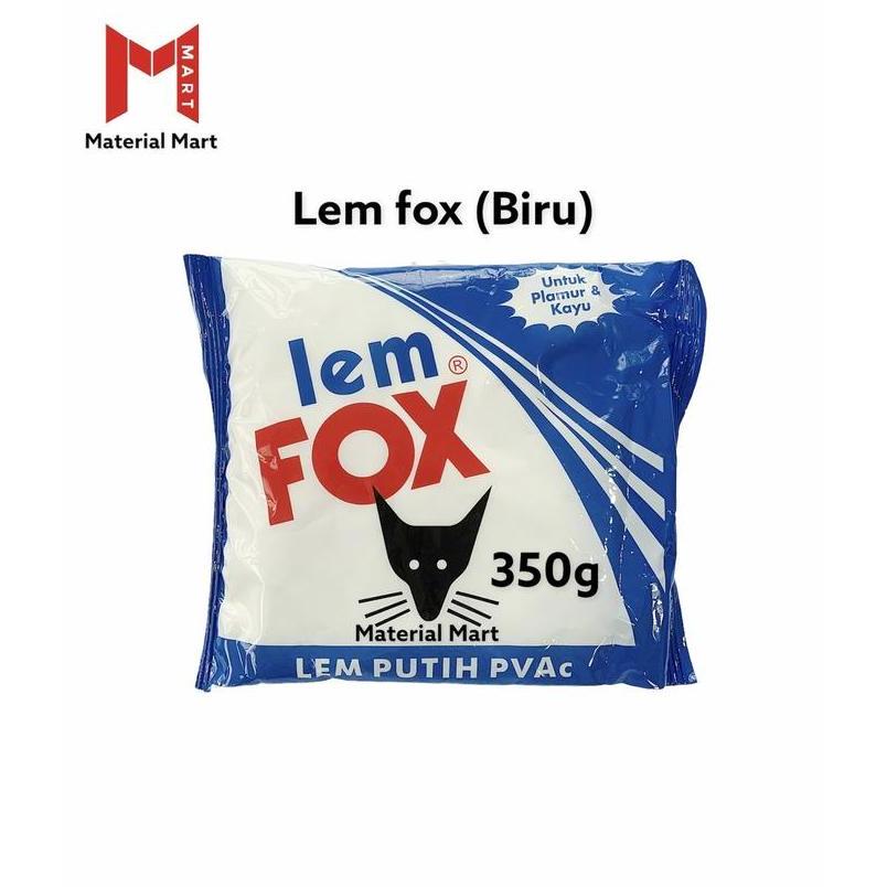 Ready stock Lem Putih Fox 350 GR Biru | Lem Fox Putih 600G | Lem Putih 600 | 350gr