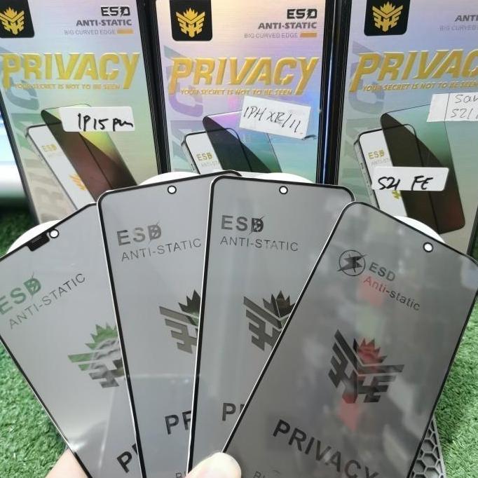 Samsung A52 Tempered Glass Static Anti Spy Privacy murah