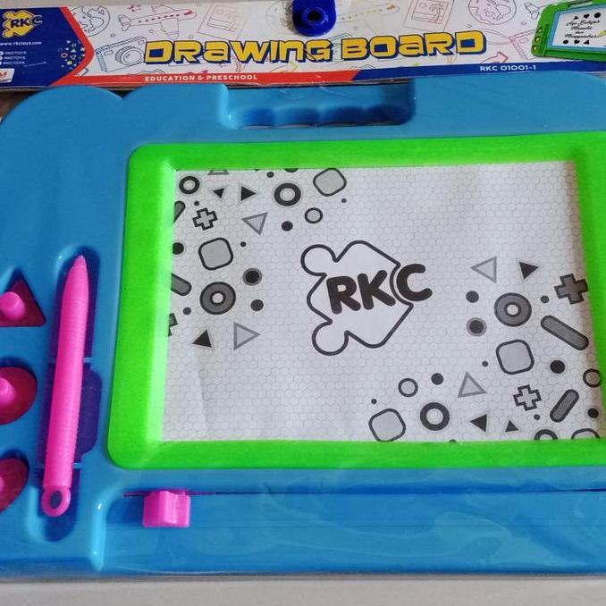 Ready mainan drawing board anak rkc murah
