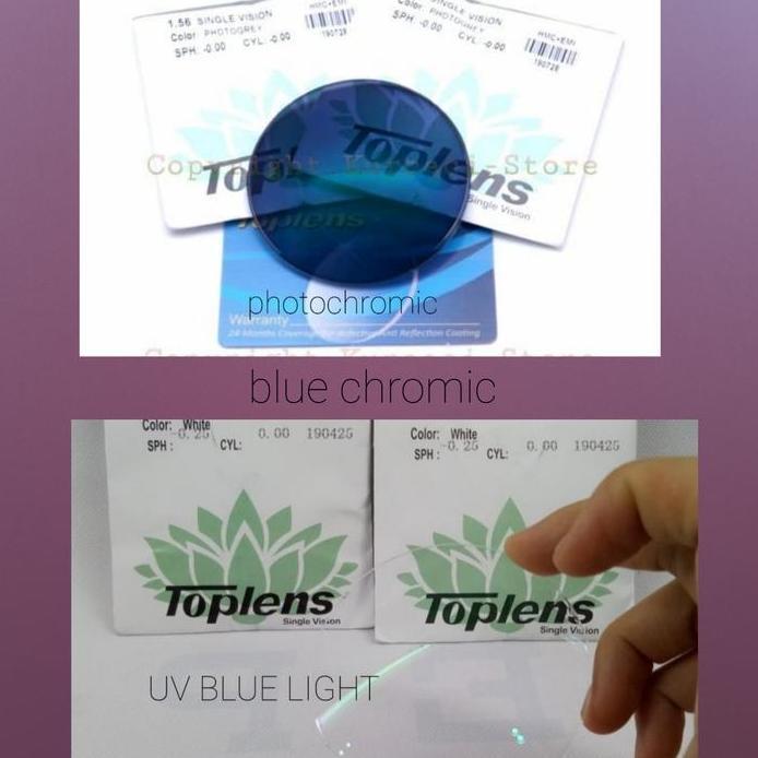 New  LENSA KACAMATA TOPLENS BLUEMATIC 1.56 SV