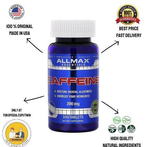 ALLMAX Nutrition Caffeine, 200mg, 100 Tablets
