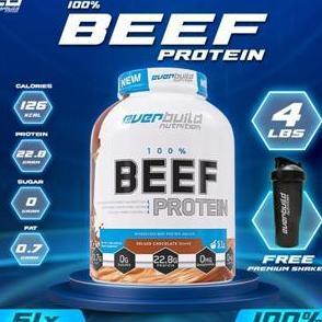 BEEF PROTEIN EVERBUILD 4 LBS HYDROLIZED ISOLATE 51 SERVINGS BPOM