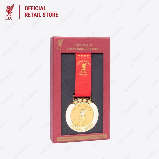 Liverpool FC  European Cup Medal Rome 1984  - Official LFC Accessories Medal
