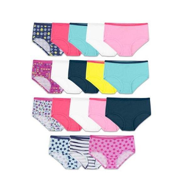 18 Pieces "Fruit of the Loom" Girls Underwear - Size 14 - Original USA
