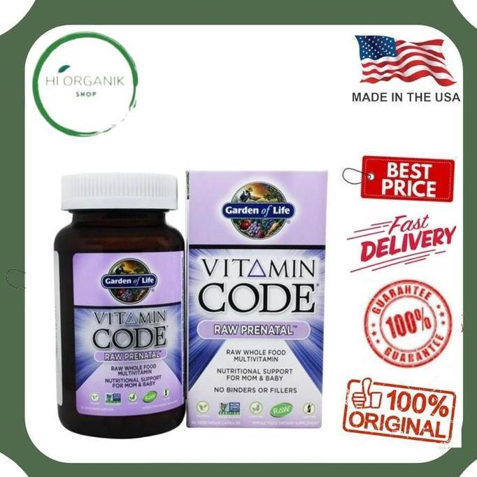 Garden Of Life Vitamin Code Raw Prenatal 90 caps multivitamin prenatal
