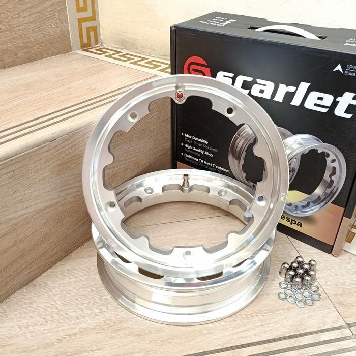 velg tubeless scarlet ring 10 vespa classic original velk tubles rim