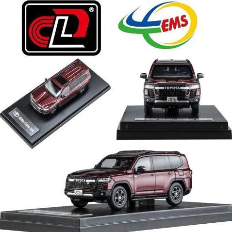 LCD64027-GR-RE - LCD MODELS 1/64 TOYOTA LAND CRUISER LC300-GR SPORT RED