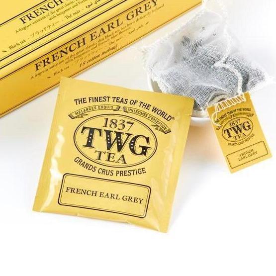 TWG Tea French Earl Grey 2.5 gr Classic Tea bag Selection