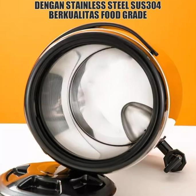 MDV Termos Air Milk Tea Bucket Serbaguna Milk Tea Dispenser Drink Jar Stainless Steel SUS304 Termos 