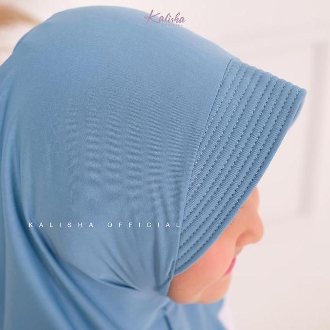 Kalisha - Qinan Kerudung Bergo Anak Instan Jersey Ready