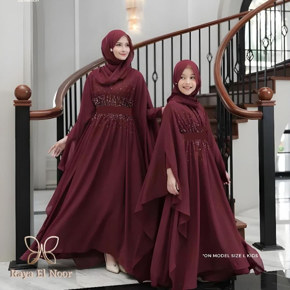 EXCLUSIVE Mandocorefashion | Mayora kaftan anak syarii usia 7 sampai 11 tahun terbaru kekinian elega