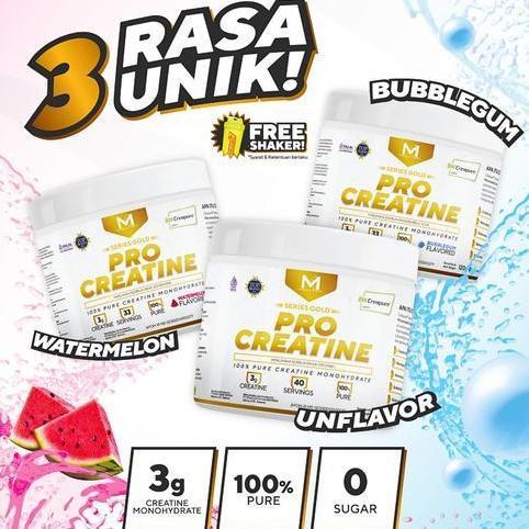 M1 Muscle First PRO CREATINE CREAPURE (120 & 240 gram) / MuscleFirst Creatine BPOM