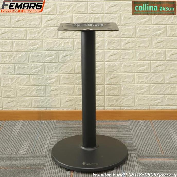 kaki meja cafe FEMARG collina D 43 | kaki meja restauran |bulat | besi