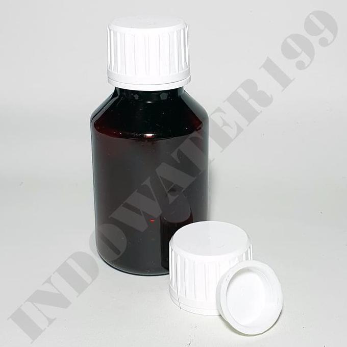 1000 BUAH BOTOL PLASTIK PS 100 ML WARNA AMBER